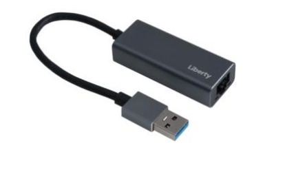 Liberty Cable USBA2RJ45 USB-A to RJ45 Gigabit Ethernet adaptor