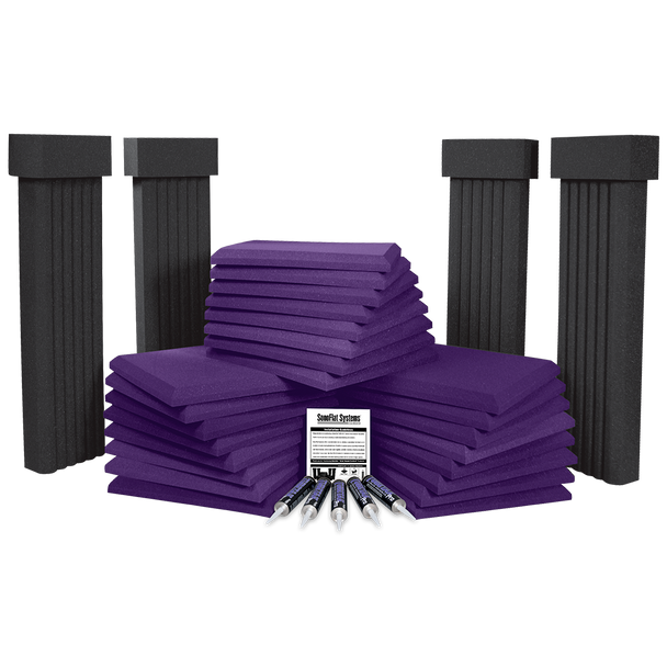 Auralex SFS112CHA SonoFlat 112 Kit Charcoal