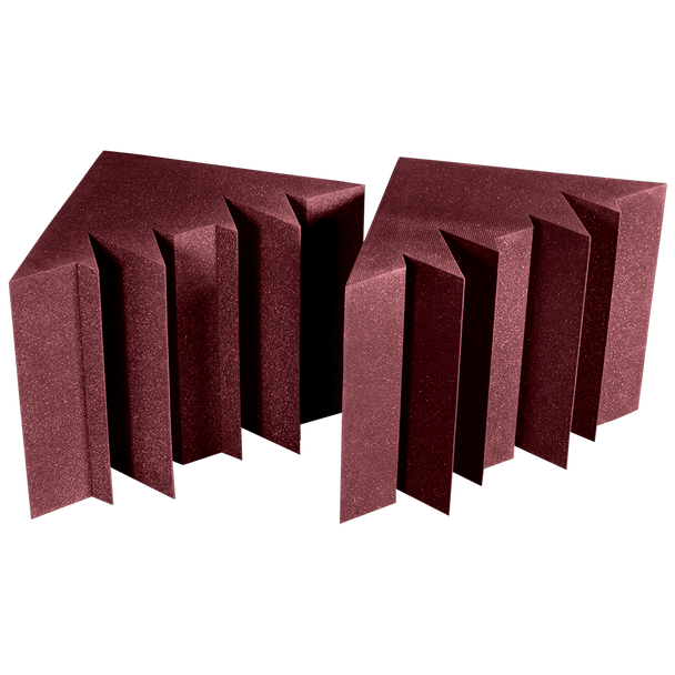 Auralex MEGALENBUR MegaLENRD Bass Traps 2-pack Burgundy
