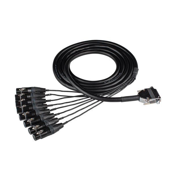 Hosa DBF-504 EDGE DB25 to NeutrikXLRF Snake - 4M