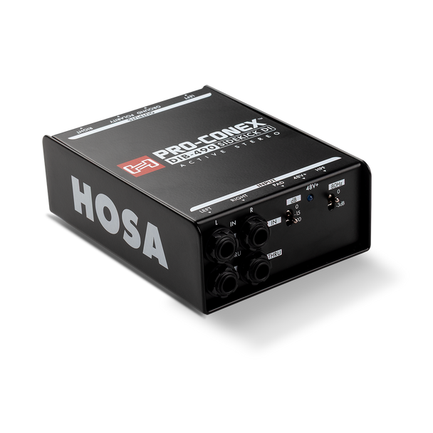 Hosa DIB-490 PRO-CONEX SIDEKICK Active Stereo DI Box