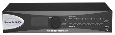 Vaddio 999-5660-000 MatrixMIX 8x2 Multipurpose AV Switcher