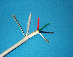 Liberty Cable 18-4C-SH-GRY Grey Commercial grade general purpose 18 AWG 4 conductor shielded cable