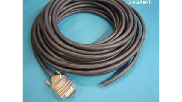 Liberty Cable D-VGAM-T-25 25 ft Liberty Manufactured Plenum rated VGA male to non-terminated cable for RGBHV