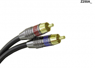 Liberty Cable Z250A1 3 ft Z250 Duplex RCA Audio cable