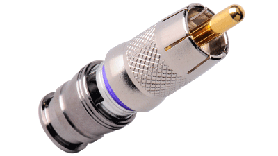 Liberty Cable CM-RG6M-RCA C-Tec2 RG6 RCA Plugs for Plenum Single, Dual, Tri or Quad Shield formats
