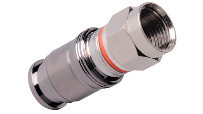 Liberty Cable CM-RG6L-F C-Tec2 RG6 F Plugs for non-Plenum Single, Dual, Tri or Quad Shield formats Must Order In Qty's of 25