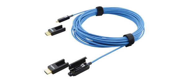 Kramer CP-AOCH/XL-66 Active Optical HDMI Plenum Cable - 66' - Detachable HDMI Heads (WITH) Install-Ready Pulling Capsule