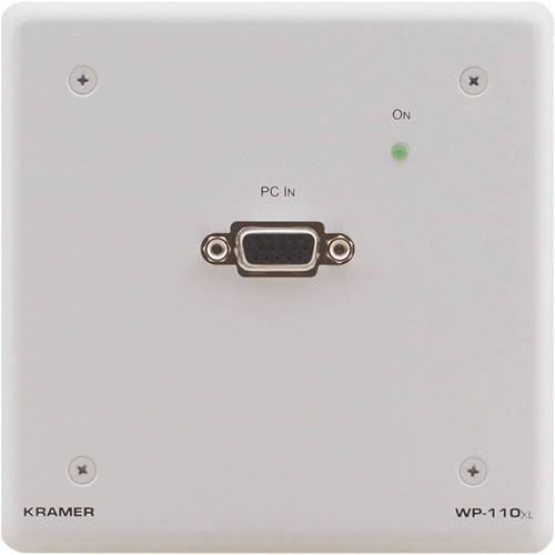 Kramer WP-110XL(W) Wall Plate 15-Pin HD over Twisted Pair Transmitter - White