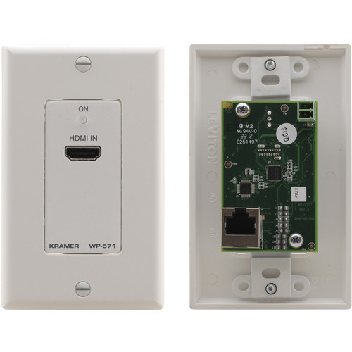 Kramer WP-571(W) Wall Plate HDMI over DigiKat Twisted Pair Transmitter - White
