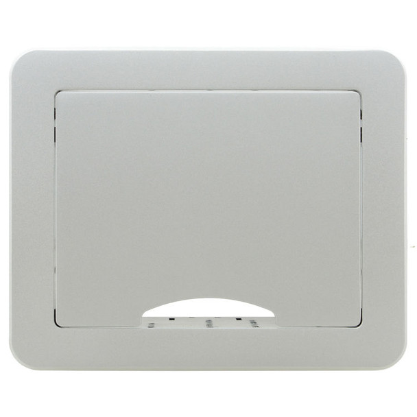 Kramer TBUS-1Axl(BC) Table Mount Modular Multi-Connection Solution - Tilt-Up Lid (Silver)