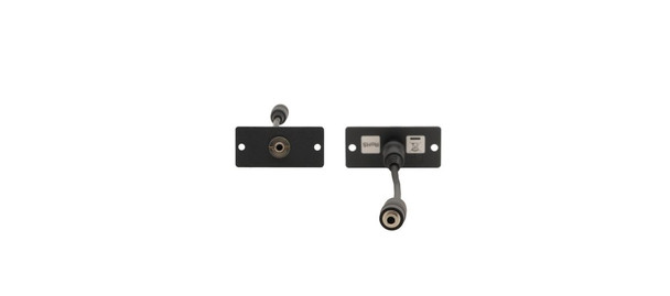 Kramer WA-1PN(W) 3.5mm (F) Pass Through - White Wall Plate