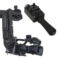 Varizoom VZCINEMAPRO-JR-K5 CPJR Head w/ Jibstick JR Controller Includes 50\' Control Cable, 30\' Pwr Cbl, Pwr Supply & Case