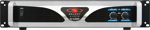Galaxy Audio G-1200 G-SERIES AMPLIFIER Rated Power @ 4 ohms: 2 x 660 watts