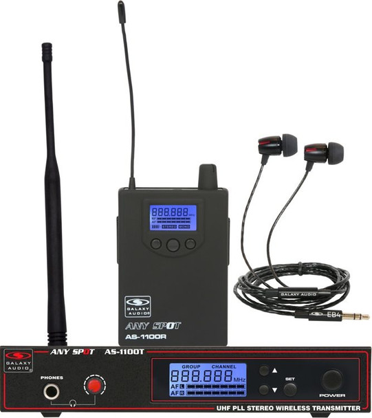 Galaxy Audio AS-TVHHG AS-TVHH Wireless Handheld Transmitter for Traveler PA