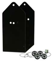 Galaxy Audio SAYBLA4-0 Galaxy Audio Permanet Mount Wall Bracket for LA4 Line Array, Black