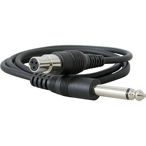 Galaxy Audio AS-GTR Galaxy Audio AS-GTR 1/4" to Mini XLR Instrument Cable for Bodypack Transmitters