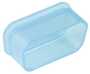 NTI cvr-15hdf1000 VGA/15HD Female Dust Cover, Blue, 1000-Pack