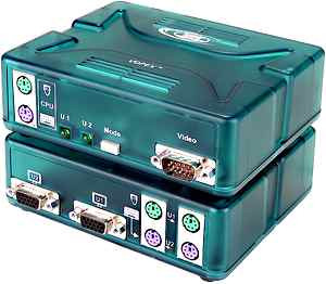 NTI vopex-2p 2-Port PS/2 KVM Splitter