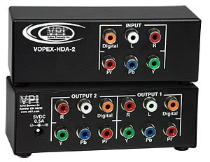 NTI vopex-hda-2 2-Port Component Video/Audio Splitter