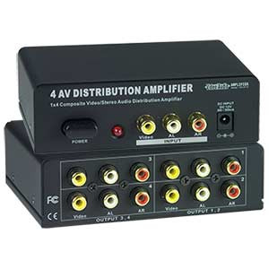 NTI vopex-cva-4-lc 4-Port Composite Video/Audio Splitter