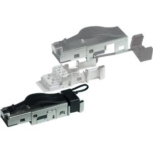 NTI 6-plg-sh-fa CAT6 Shielded Field Assembly RJ45 Connector