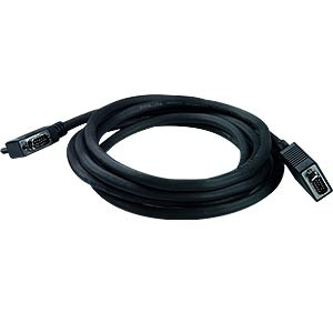 NTI VEXT-90DL-15-MM VGA Left Angled to Straight Cable, Male to Male, 15 feet