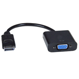 NTI DP-VGA-CNVTR DisplayPort Male to VGA Female Adapter Cable, 0.6 feet