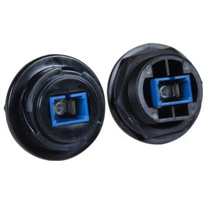 NTI fiber-s-sc-wtp-cs Waterproof Fiber Optic Panel Mount Simplex SC Connector