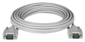 NTI vext-thn-50-mm Thin VGA Cable, Male to Male, 50 feet