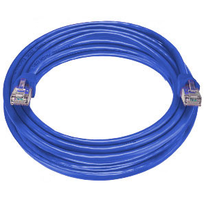 NTI cat6-25-blue-shld CAT6 Stranded Shielded Cable, Blue, 25 feet
