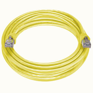 NTI cat6-25-yellow-shld CAT6 Stranded Shielded Cable, Yellow, 25 feet