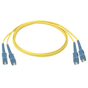 NTI fiber-d-scsc-9-5m Duplex SC Singlemode Fiber Optic Cable, 9-Micron, 5 meters