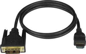 NTI dvi-hd-3m-mm DVI-D to HDMI-A Single Link Cable, Male to Male, 3 meter