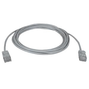 NTI cat6a-uthn-15-gray CAT6A Ultra-Thin Slim Patch Cables, 15ft