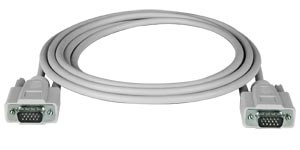 NTI vext-thn-15-mm Thin VGA Cable, Male to Male, 15 feet