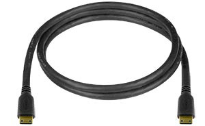 NTI hdc-3-mm HDMI Type C Cable, Male to Male, 3 feet