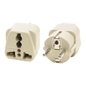 NTI pwr-unvcee77 Universal Schuko CEE 7/7 Power Adapter for Europe