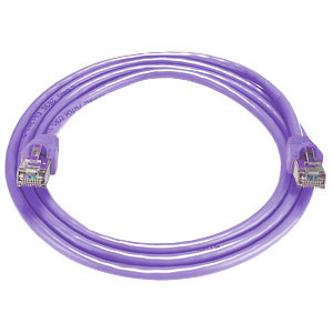 NTI cat6-7-purple-shld CAT6 Stranded Shielded Cable, Purple, 7 feet