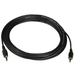 NTI sa-plnm-15-mm Plenum 3.5mm Stereo Audio Cable, Male to Male, 15 feet