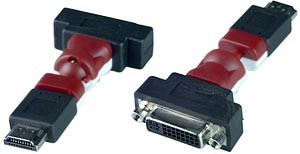 NTI hdmim-dviif-f HDMI Type A Male to DVI-I Female Flexible Adapter