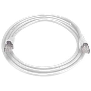 NTI cat6a-5-white CAT6a Stranded Unshielded Cable, White, 5 feet