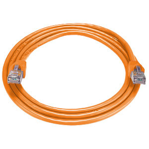NTI cat6-3-orange-shld CAT6 Stranded Shielded Cable, Orange, 3 feet