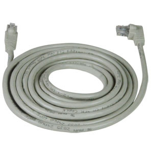NTI cat6-lasv2-2-gray CAT6 Left Angle to Straight Patch Cords, 60?C