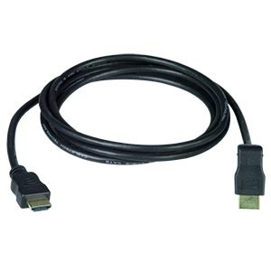 NTI hdmi-das-2m-mm HDMI Down Angled to Straight Cable, Male to Male, 2 meters