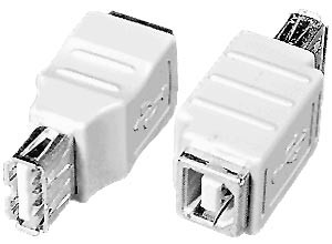 NTI usbaf-usbbf USB 2.0 Type A Female to Type B Female Gender Changer