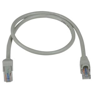 NTI cat6-dasv2-2-gray CAT6 Down Angle to Straight Patch Cords, 2 ft