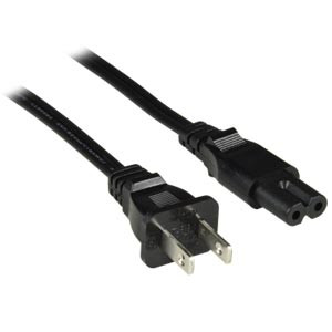 NTI pwr-crd18-115pc7-2m NEMA 1-15P to IEC 320 C7 Power Cord, 18 AWG, 2 meters