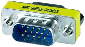 NTI 15HD-MM VGA Gender Changer, Male to Male