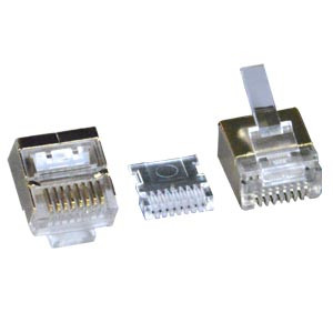 NTI 7-plg-flt CAT7 Flat Stranded Shielded RJ45 Plug